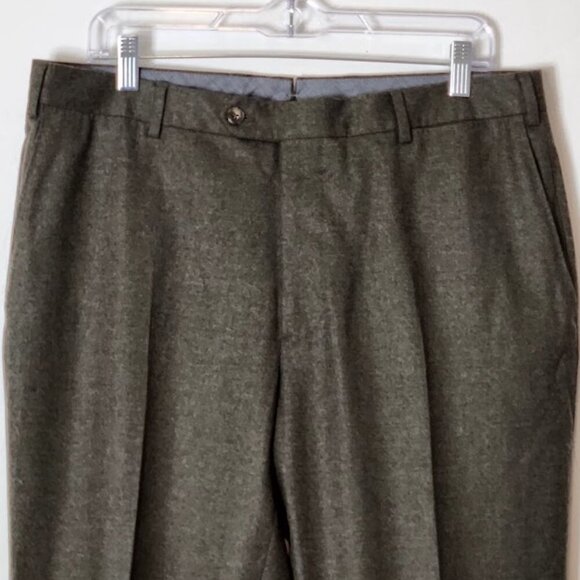 Vitale Barberis Canonico J. Hilburn Men's Dress Pants Size 36 - Picture 2 of 5